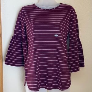 Brand New!! Van Heusen Marion Striped Top